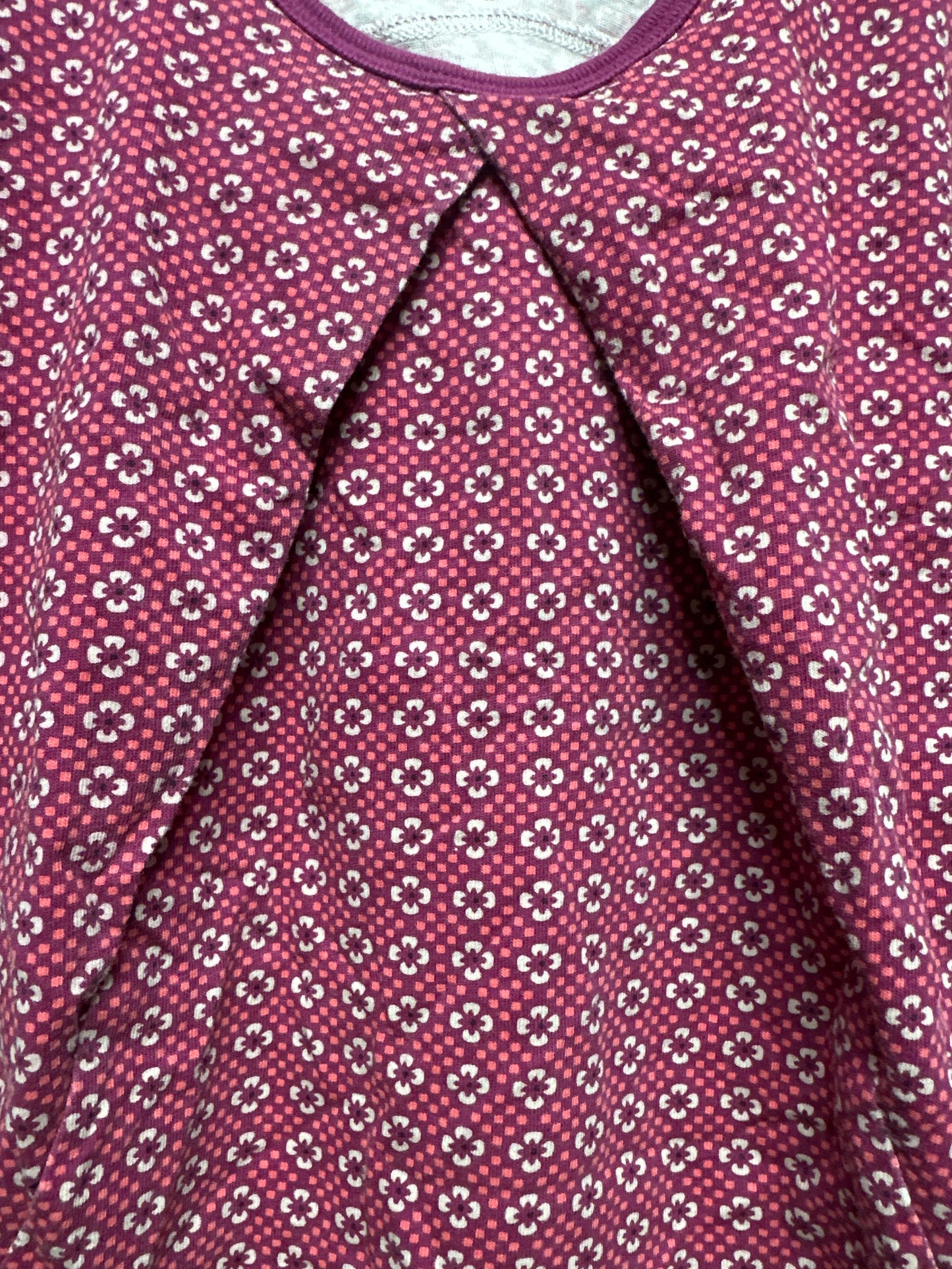 Girls Size 5 Tea Collection Floral Pattern Shirt - Good Used Condition