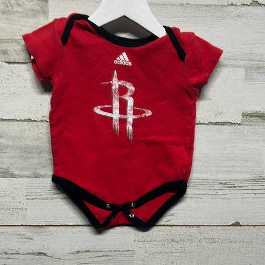 Boys Size 12m Adidas Houston Rockets Onesie  - Good Used Condition