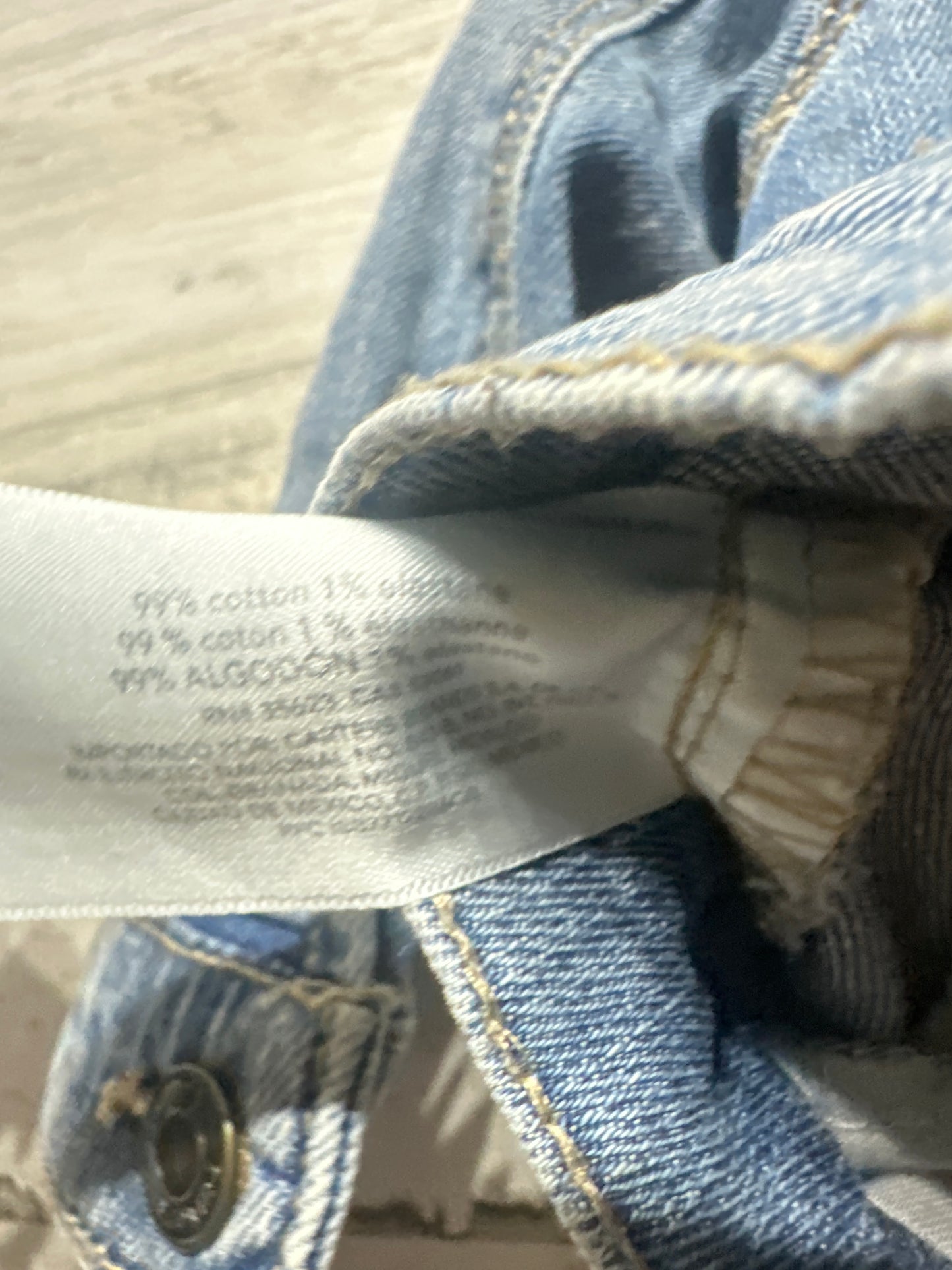 Size 12m Carters Denim Jacket - Good Used Condition