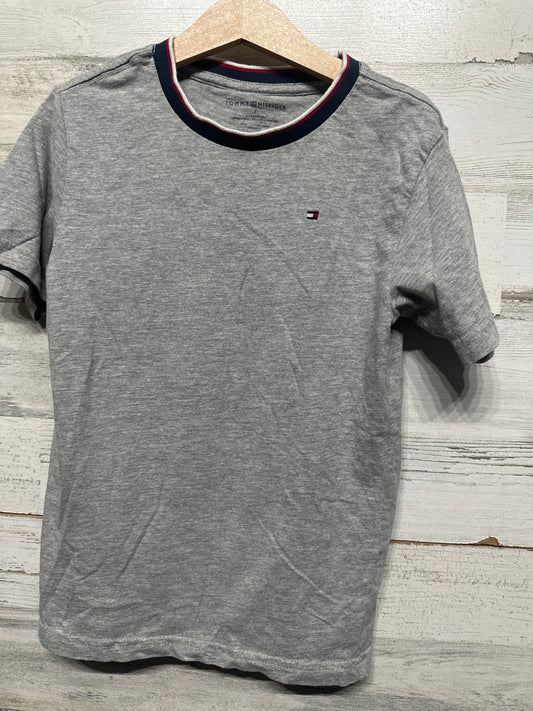Boys Size 7 Tommy Hilfiger Grey Shirt - Very Good Used Condition