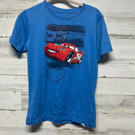 Boys Size Large (10-12) Disney Pixar Cars Lightning McQueen Shirt - Very Good Used Condition