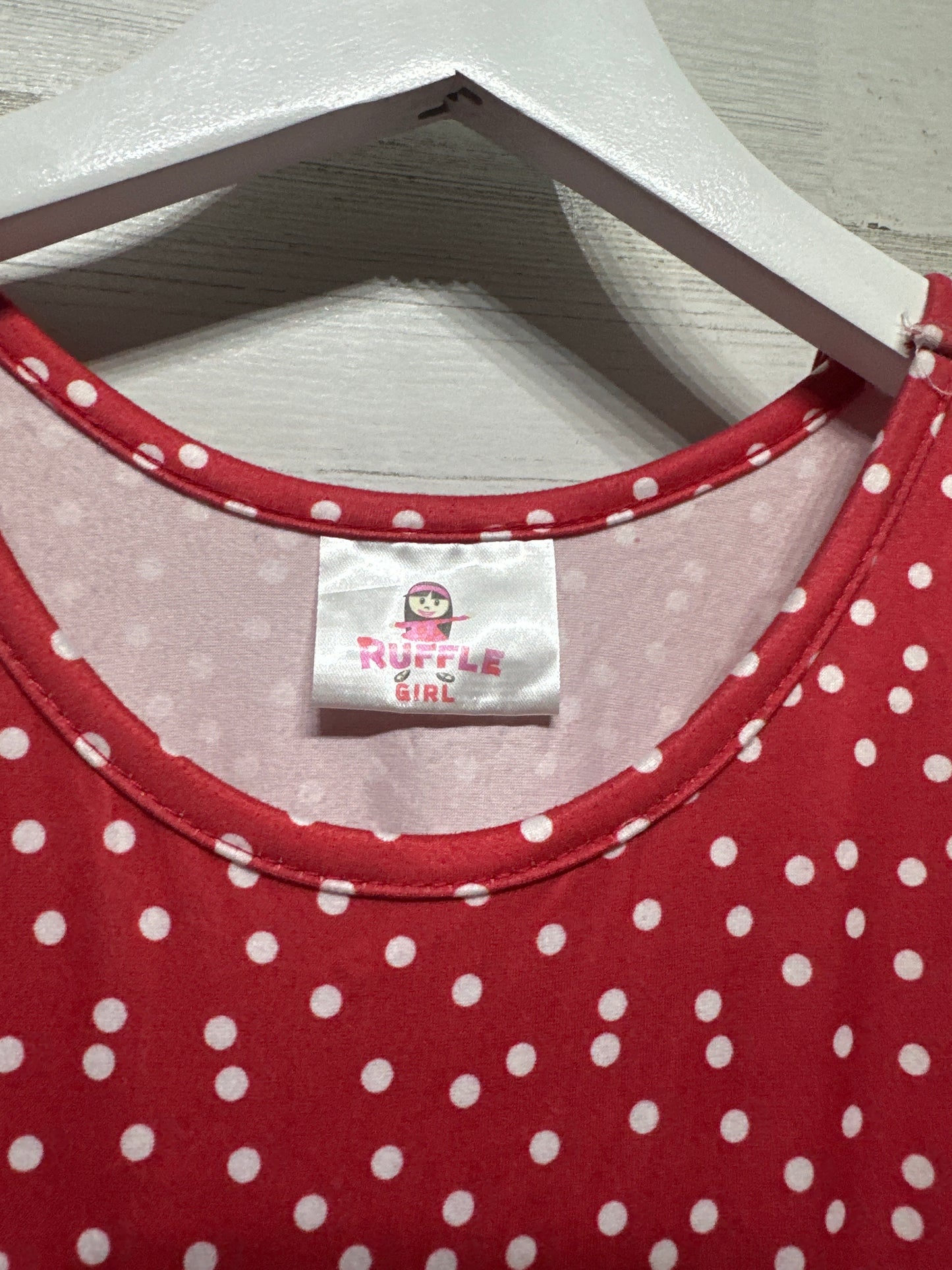 Size 10 Ruffle Girl School Themed Dress - Very Good Used Condition