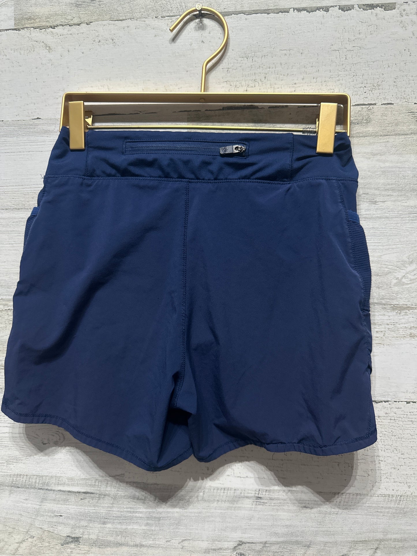 Girls Size 14 (Large) Athleta Record Breaker 3” Navy Athletic Shorts - Good Used Condition