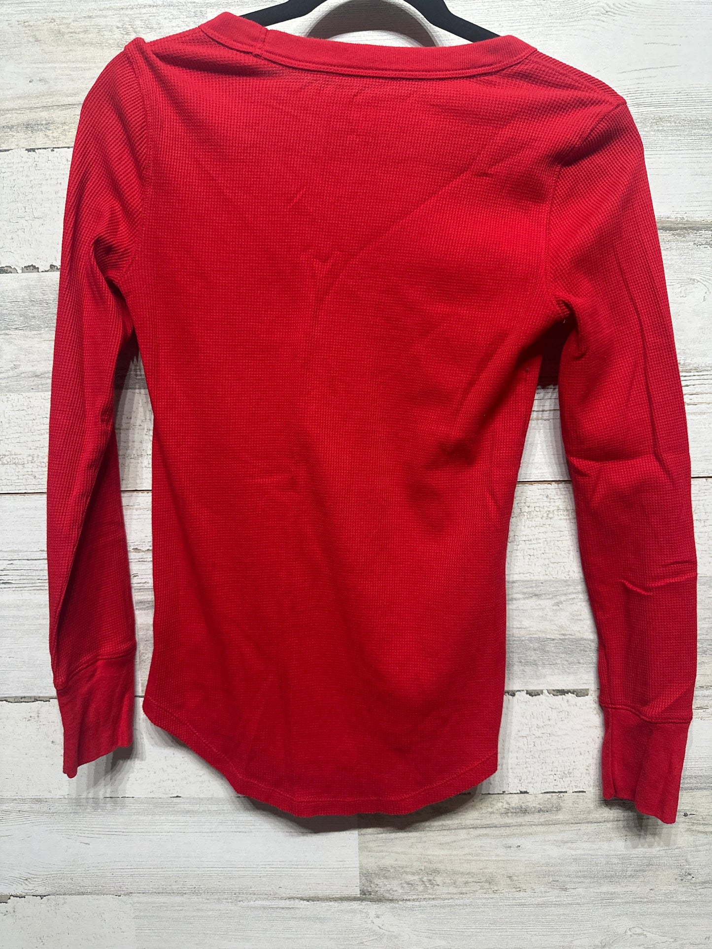Women’s Size Small Gap Red Long Sleeve Thermal Shirt - Very Good Used Condition