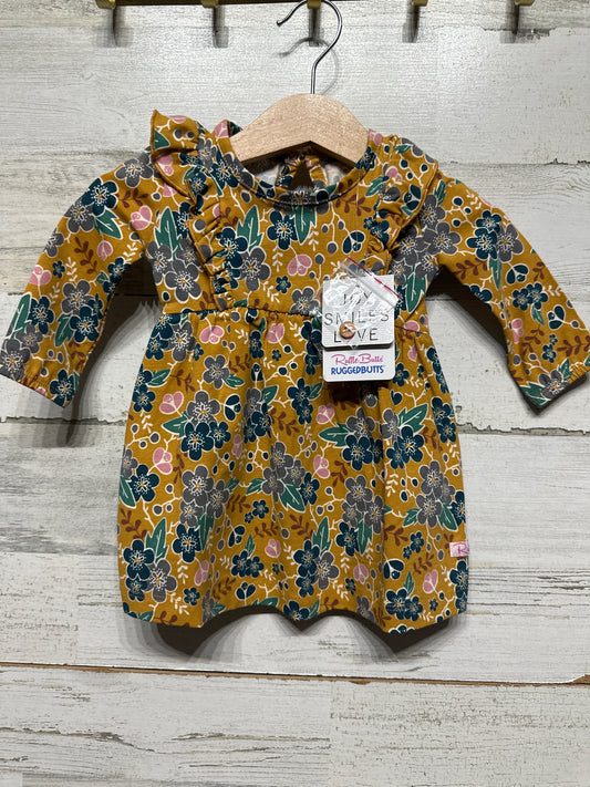 Size 3-6m Ruffle Butts Honeygrove Floral Dress - New With Tags