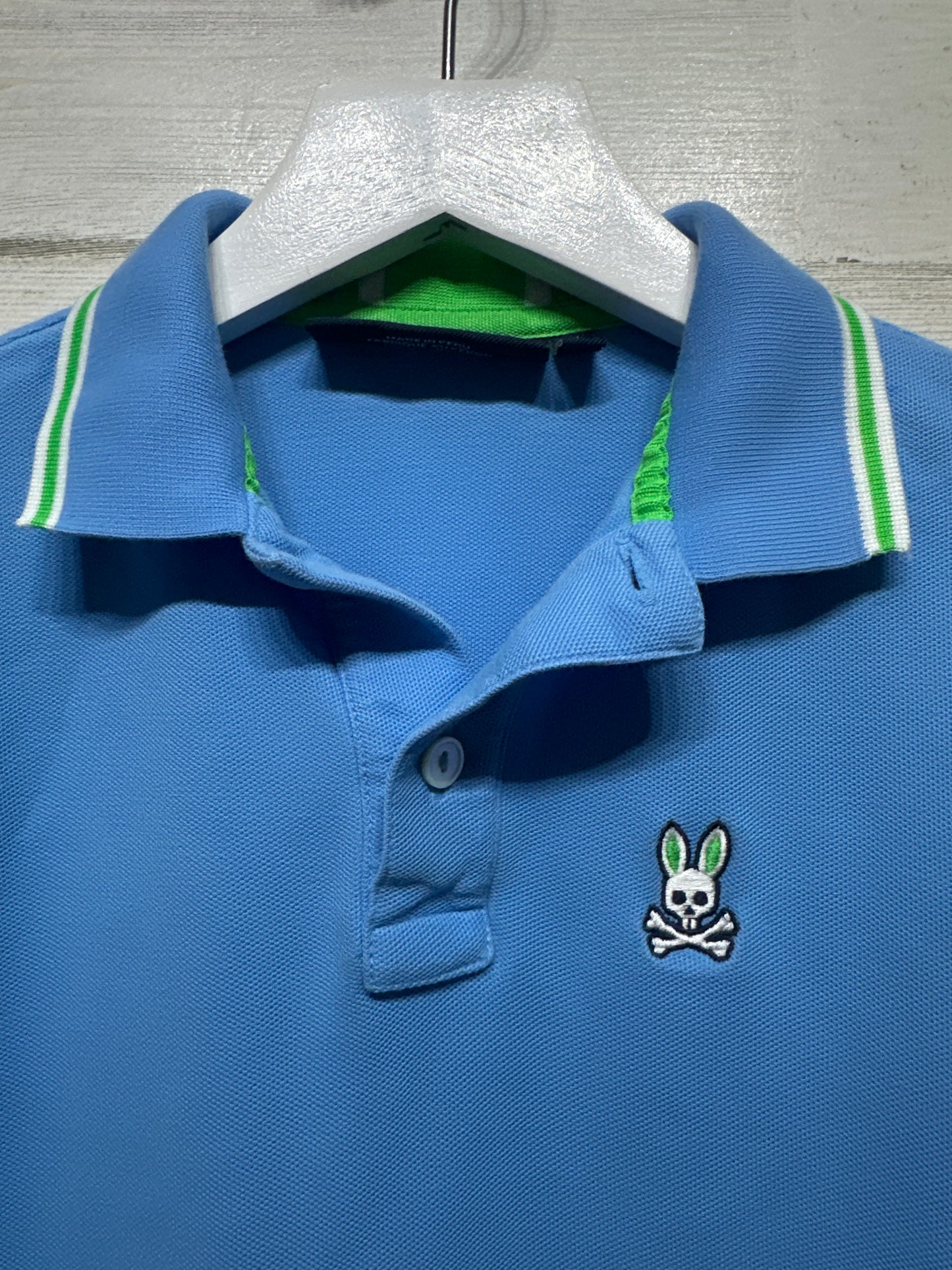 Size 4 / XXS Psycho Bunny Short Sleeve Pima Cotton Polo Shirt - Very Good Used Condition