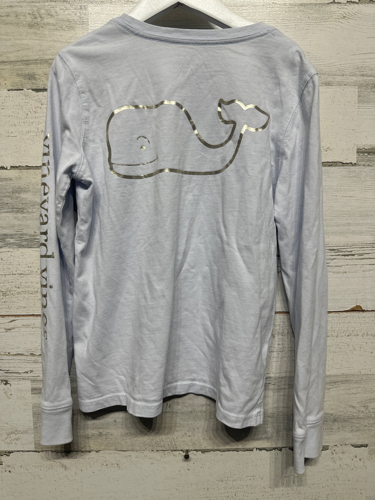 Girls Size 7-8 Small Vineyard Vines Long Sleeve Shirt - Very Good Used Condition