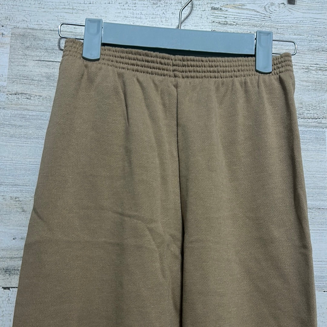 Girls Size 8 Leveret tan sweatpants - new with tags