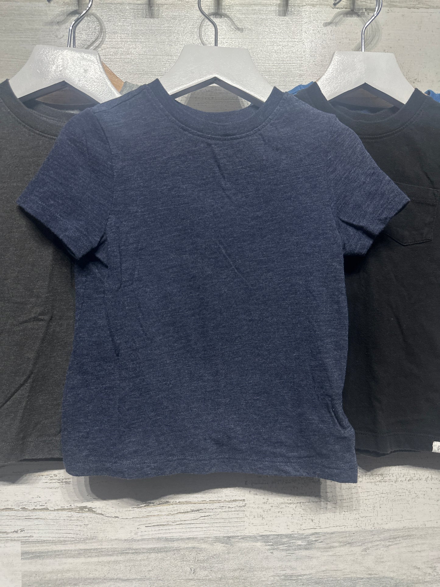 Size 3t Solid Color Shirt Lot (5 Pieces) - Very Good Used Condition