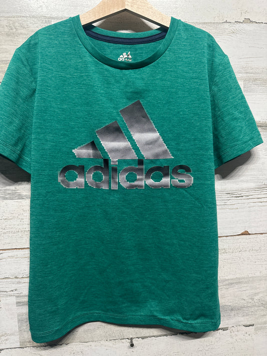 Boys Size 8 Adidas Green Shirt - Good Used Condition*