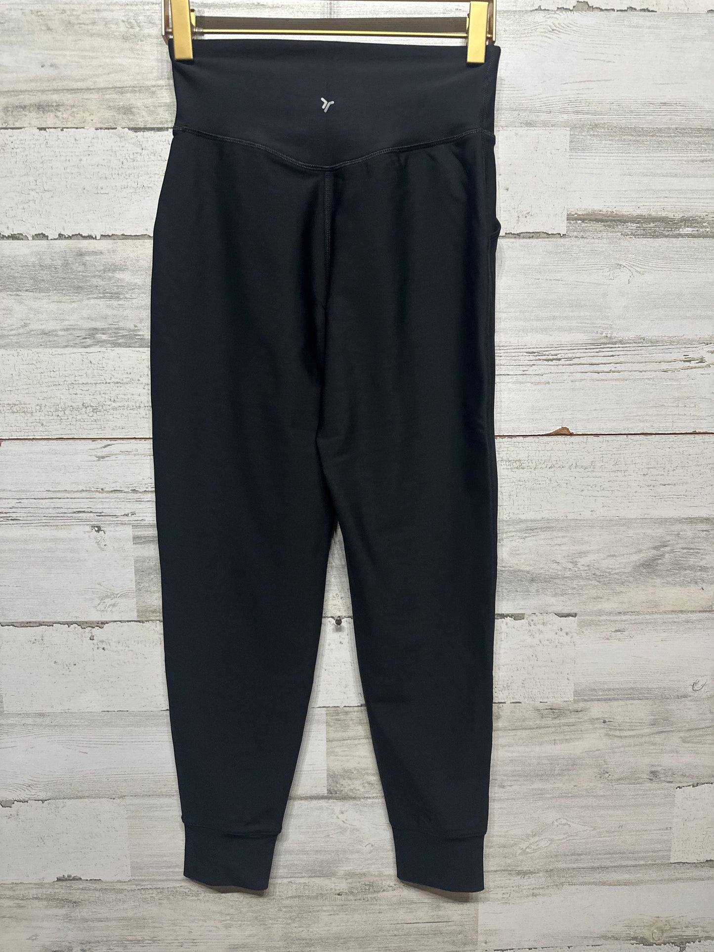 Girls Size 10-12 Large Old Navy Active Powersoft High Rise Go-Dry Black Joggers - Very Good Used Condition