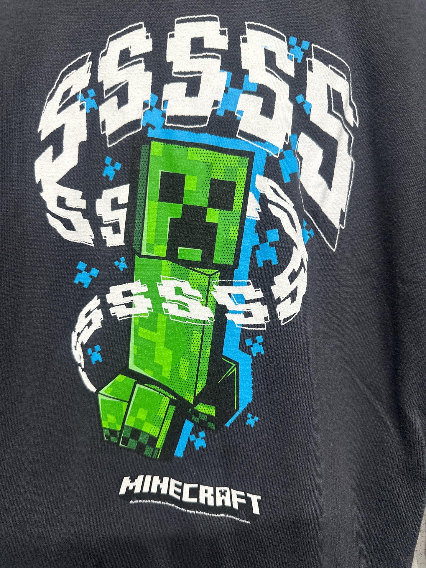 Boys Size 5/6 Abercrombie Kids Minecraft Shirt - Very Good Used Condition