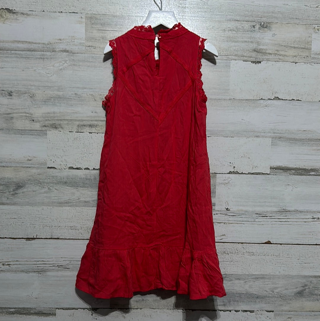Girls Preowned Size Small Chelsea and Violet red dress - good used condition