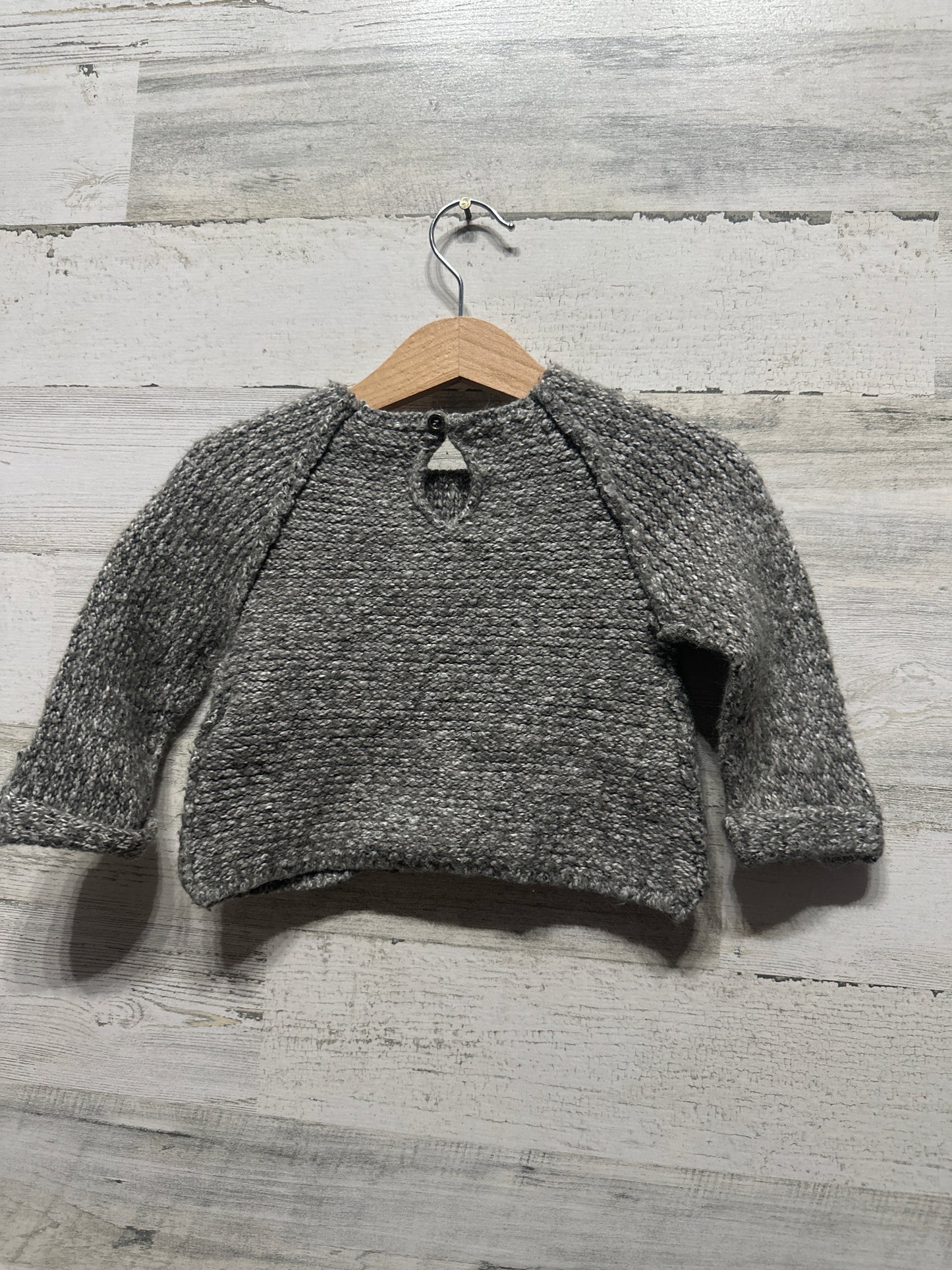 Girls Size 6-9m Zara Knitwear Sweater - Good Used Condition