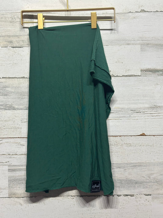 Dark Green Milkmaid Goods Bamboo Swaddle/Nursing Cover - Good Used Condition