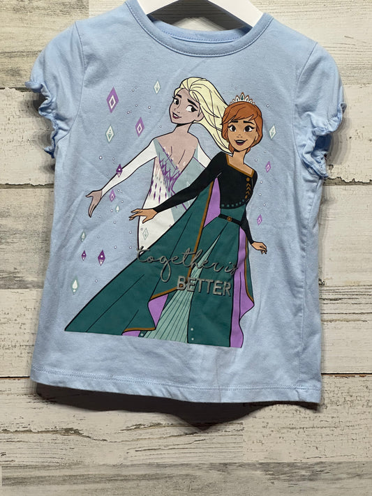 Girls Size 3t Disney Frozen Together Is Better Tee  - Good Used Condition