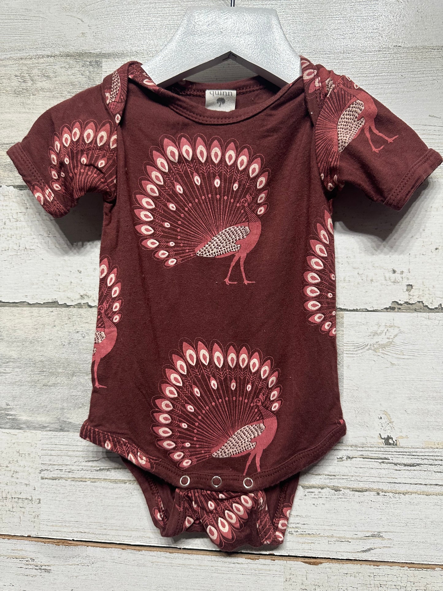 Girls Size 3-6m Kate Quinn bamboo onesie - good used condition