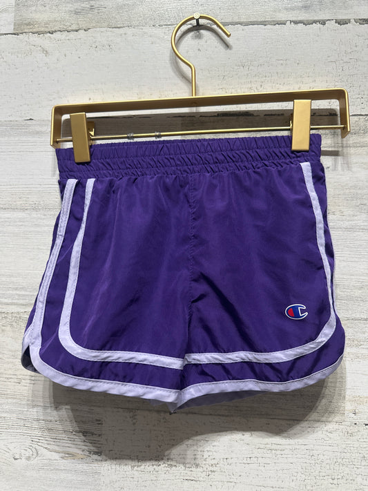 Girls Size 5 Champion Purple Active Shorts - Very Good Used Condition