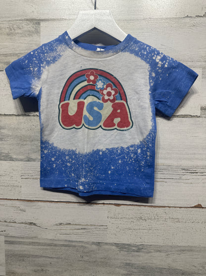 Girls Size 18-24m USA TShirt - Good Used Condition