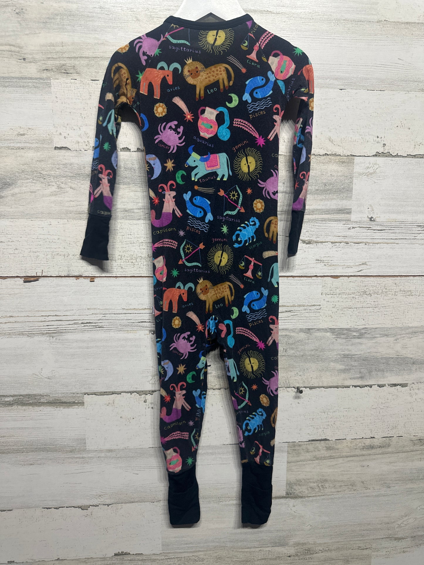 Little Sleepies Bamboo Astrological Signs Convertible Sleeper - Toddler Size 2t - Good Used Condition