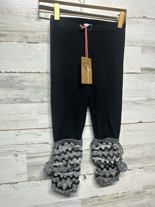 Size 4 Mimi & Maggie Grey Chevron Leggings - New With Tags With Flaws**