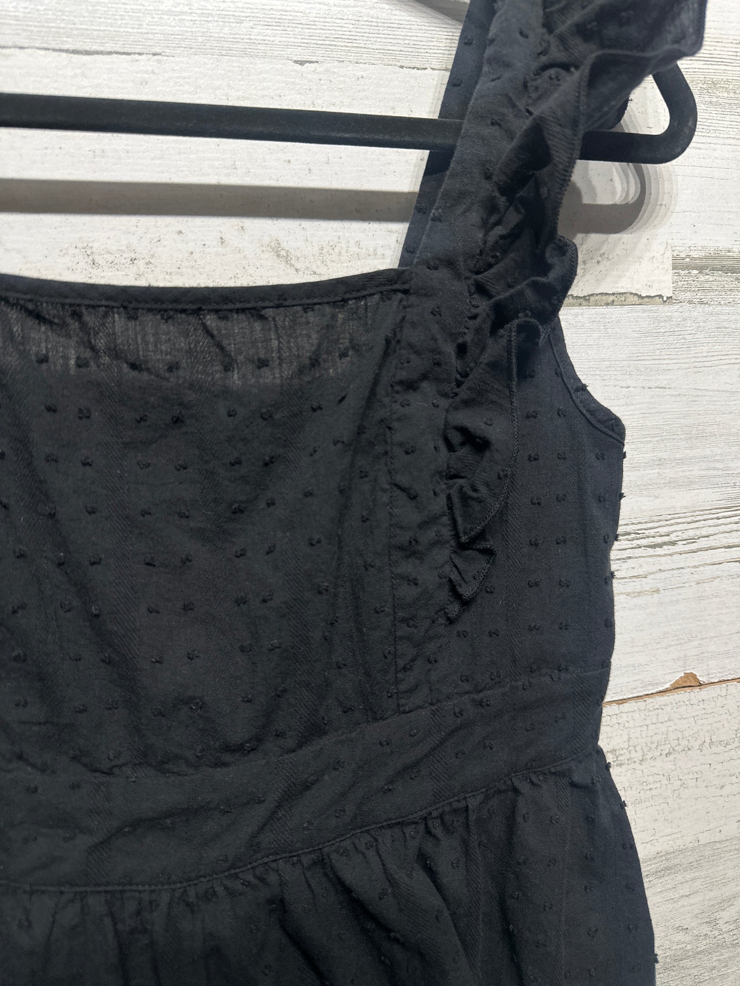 Women’s Medium SHEIN Black Swiss Dot Cotton Dress - Very Good Used Condition