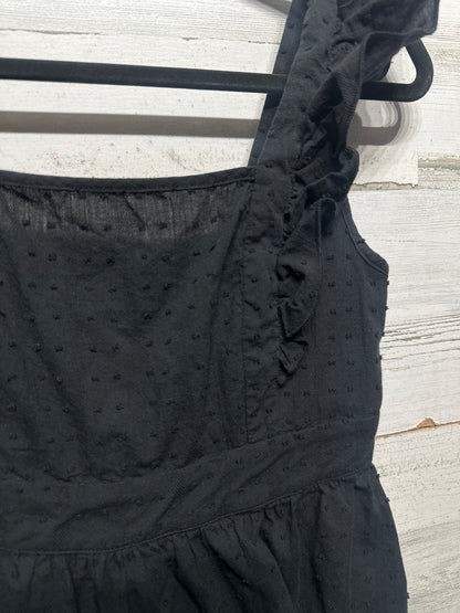Women’s Medium SHEIN Black Swiss Dot Cotton Dress - Very Good Used Condition