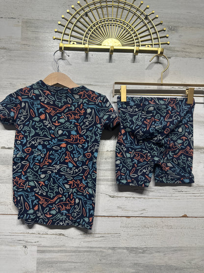 Boys Size 5 Gap Dino Pajamas - Two Piece Shorts Set - Very Good Used Condition
