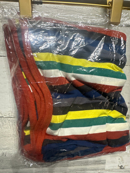 Kickee Pants Swaddling Blanket - Dark London Stripe - New With Tags