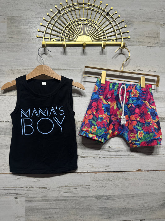 Boys Preowned Size 3t Mama’s Boy Set - Good Used Condition