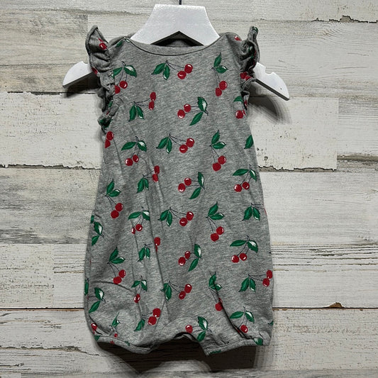 Girls Size 6-12m Gap Cherry Romper - Very Good Used Condition