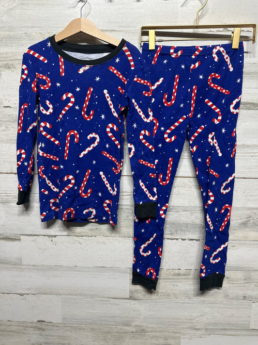 Size 8 Daughter Queen Holiday Candy Cane Cotton Pajama Set - New Without Tags (Gender Neutral)