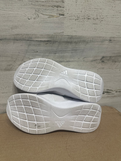 Size 5 (Youth) Adidas White Slip On Shoes - Good Used Condition*