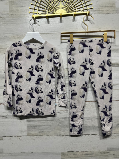 Boys Size 4t Posh Peanut Bamboo Panda Pajama Set - Good Used Condition