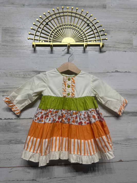 Size 6m Cotton Kids Fall Twirl Dress - New With Tags
