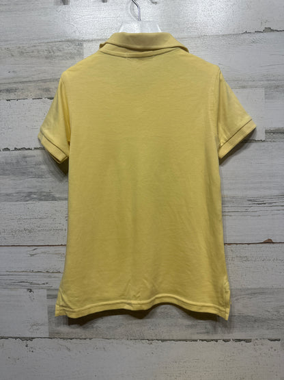 Boys Size 5 TBBC Pima Yellow Polo Shirt - Very Good Used Condition