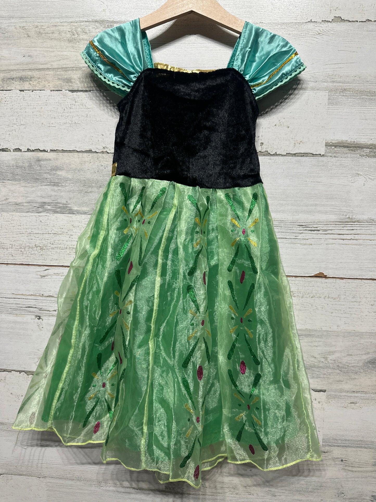 Frozen Anna Costume Dress Girls 4 (100)- Play Condition