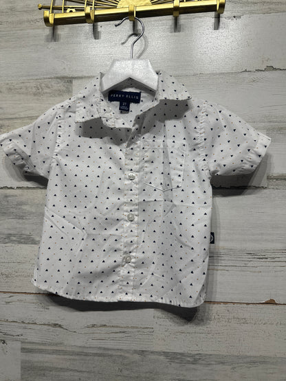 Boys Size 2t Perry Ellis Button Up Shirt - Good Used Condition