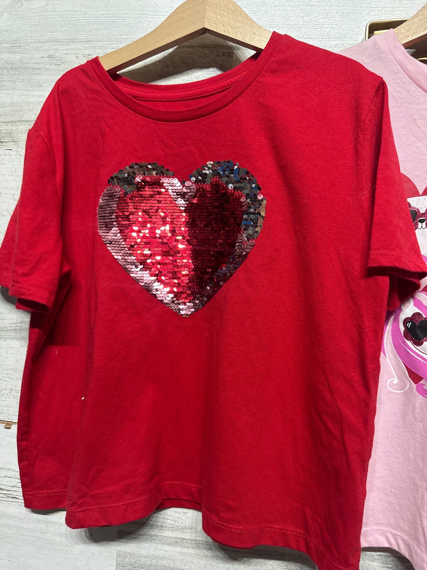 Size 10/12 Large Valentine's Day Clothing Lot (3 pieces)  - Very Good Used Condition