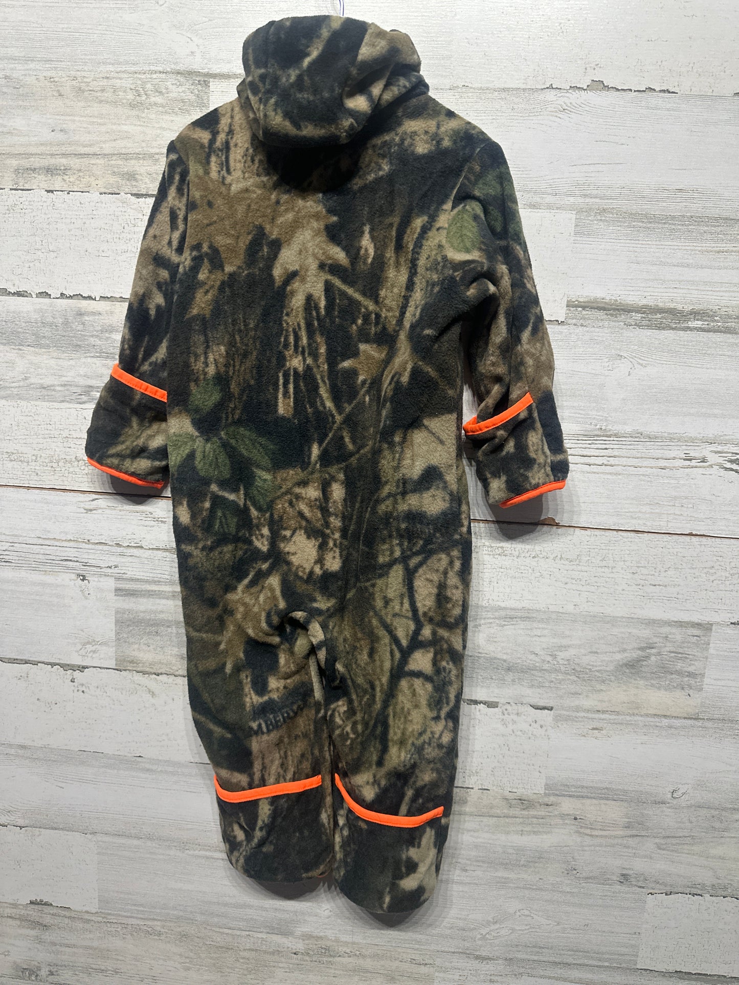 Columbia Snowtop Boys 18-24m Camo Fleece Hooded Bunting Suit VGUC