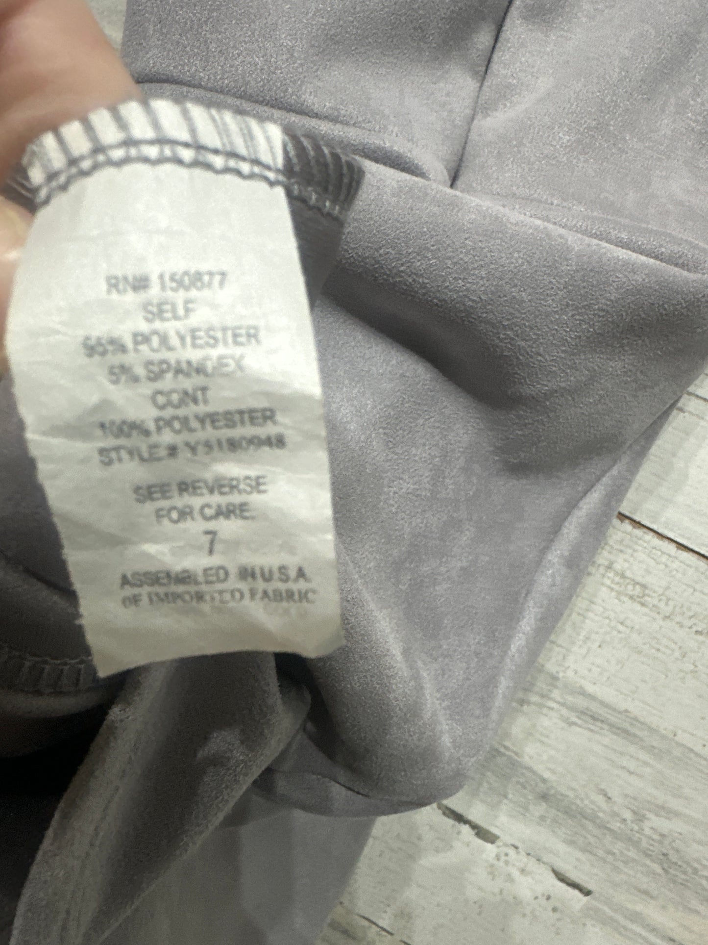 Girls Size 7 Ava & Yelly Grey Dress- Very Good Used Condition
