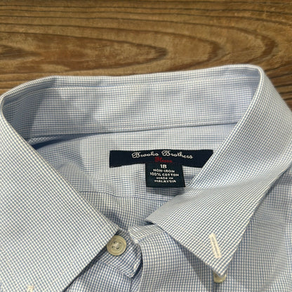 Boys Size 18 Brooks Brother’s Button Up - Good Used Condition