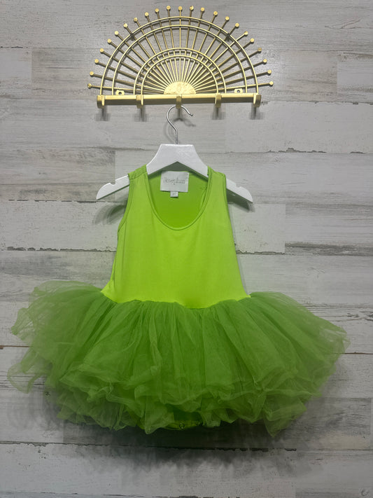 Girls Size 6Y iloveplum Green Tutu Skirted Leotard - Play Condition**