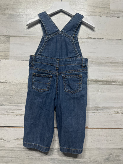 Boys Preowned Size 9m Carter’s Denim Overalls - Very Good Used Condition