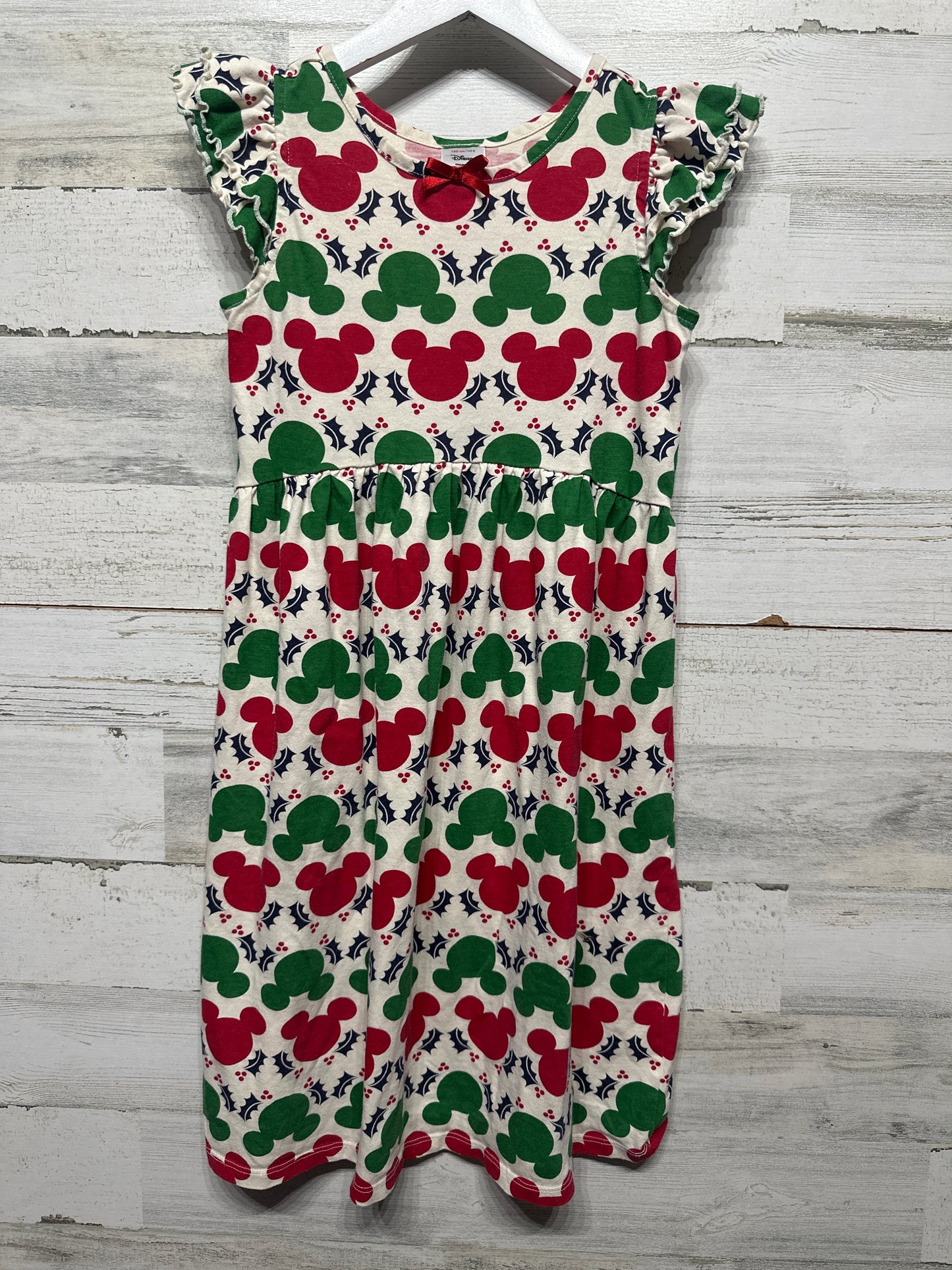 Hanna Andersson Disney Size 8 (130cm) Mickey Holiday Nightgown VGUC