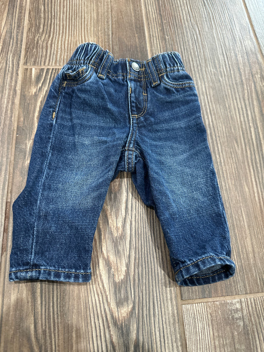 Boys Preowned Size 0-3m Old Navy Jeans - Very Good Used Condition