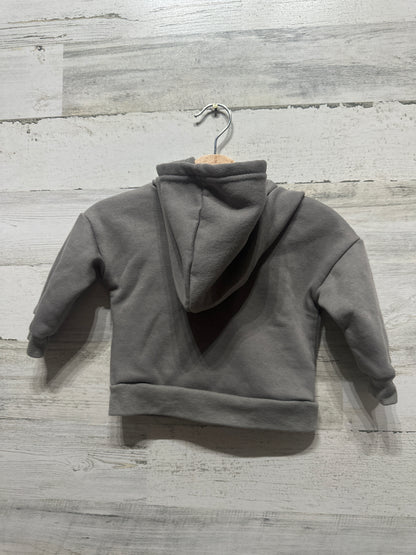 Boys Size 9m Shein Grey Hoodie - Good Used Condition