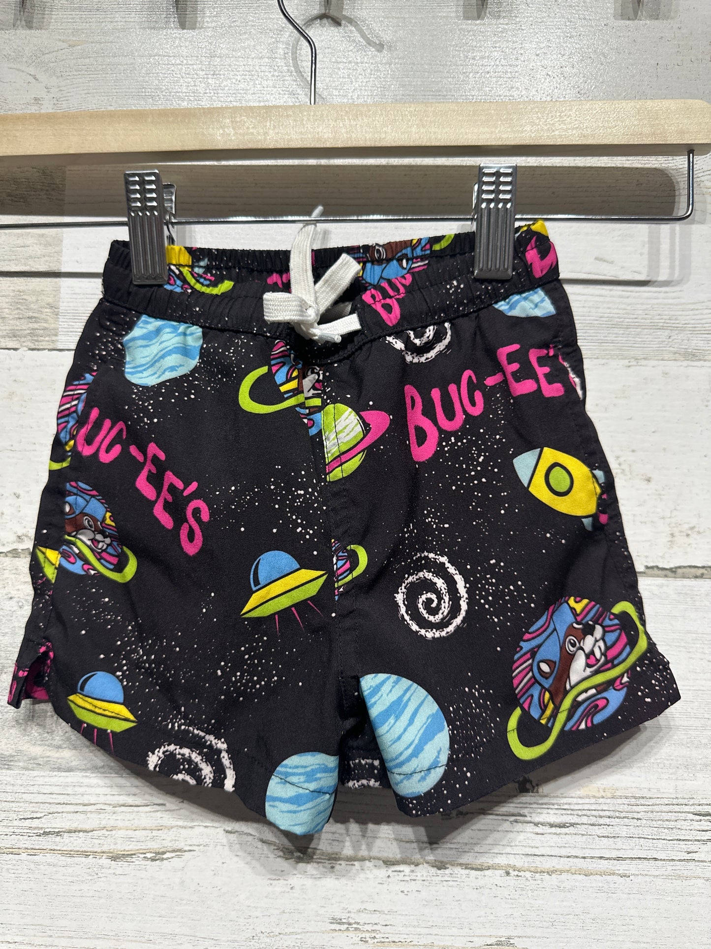 Boys Preowned Size 2t Buc-ees Swim Trunks - Good Used Condition