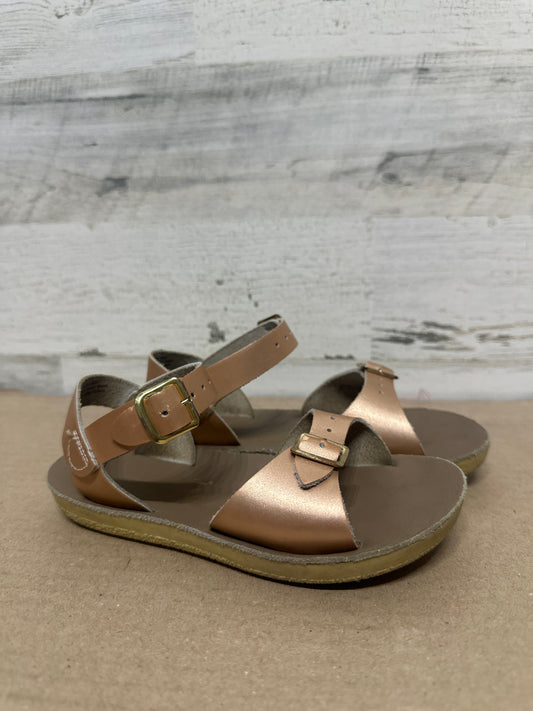Size 11 Toddler SunSan Surfer Rose Gold Sandals - Good Used Condition*