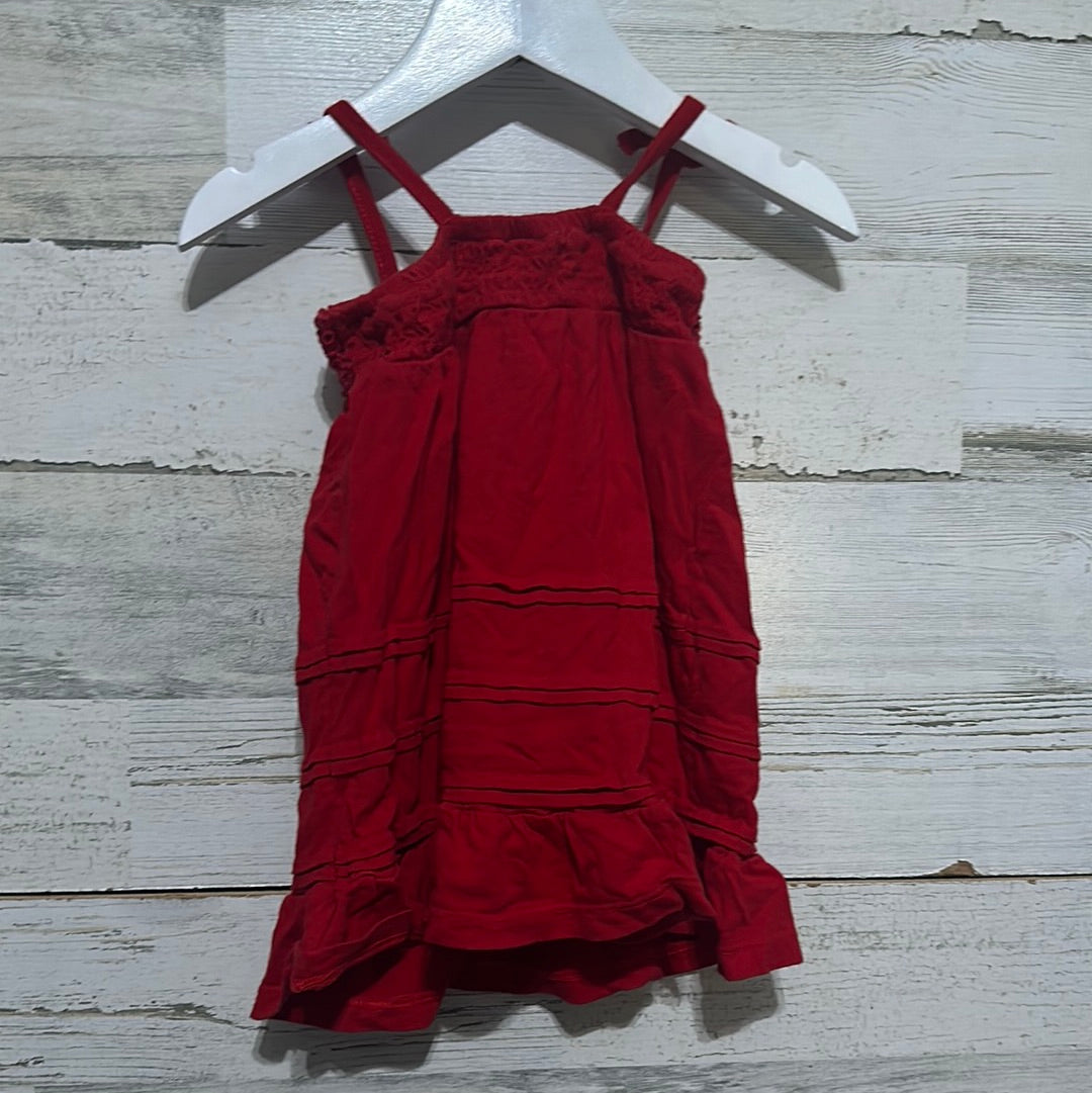 Girls Size 9-12 Osh Kosh red dress - good used condition